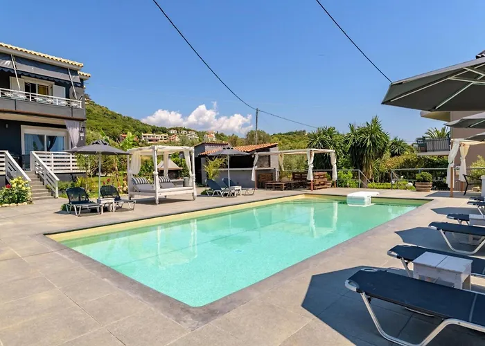 Semeli Art Kefalonia With Pool 스보로나타