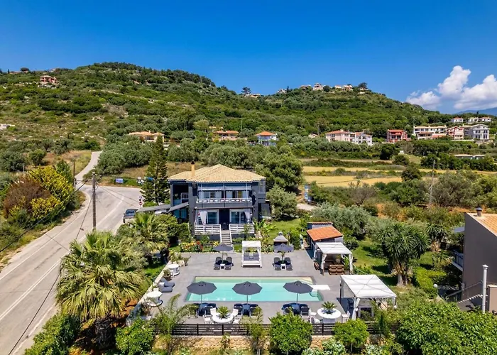 Semeli Art Kefalonia With Pool 스보로나타